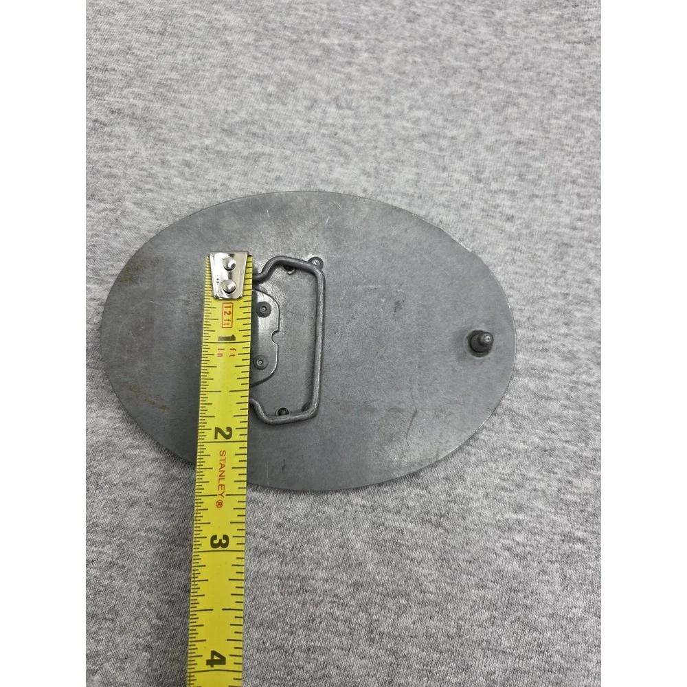 Vintage Bottoms Up Working Bottle Opener Enamel Belt Buckle